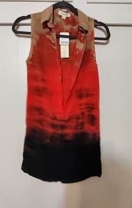 Anthropologie Moon & Sky Tie Dye Top sz XS